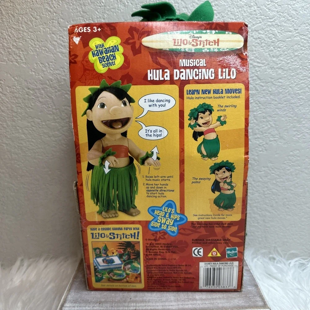 $56 🌙 Disney Lilo & Stitch Musical Hula Dancing Lilo Doll 2002 Hasbro New